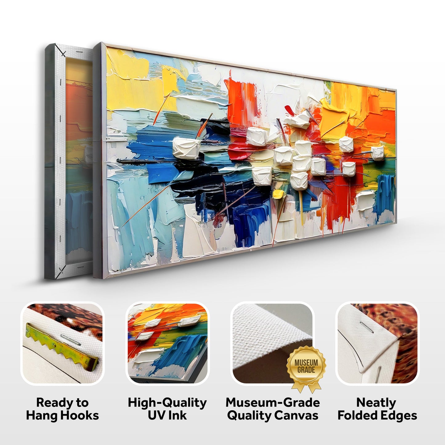 Urban Abstract Impasto Wall Art