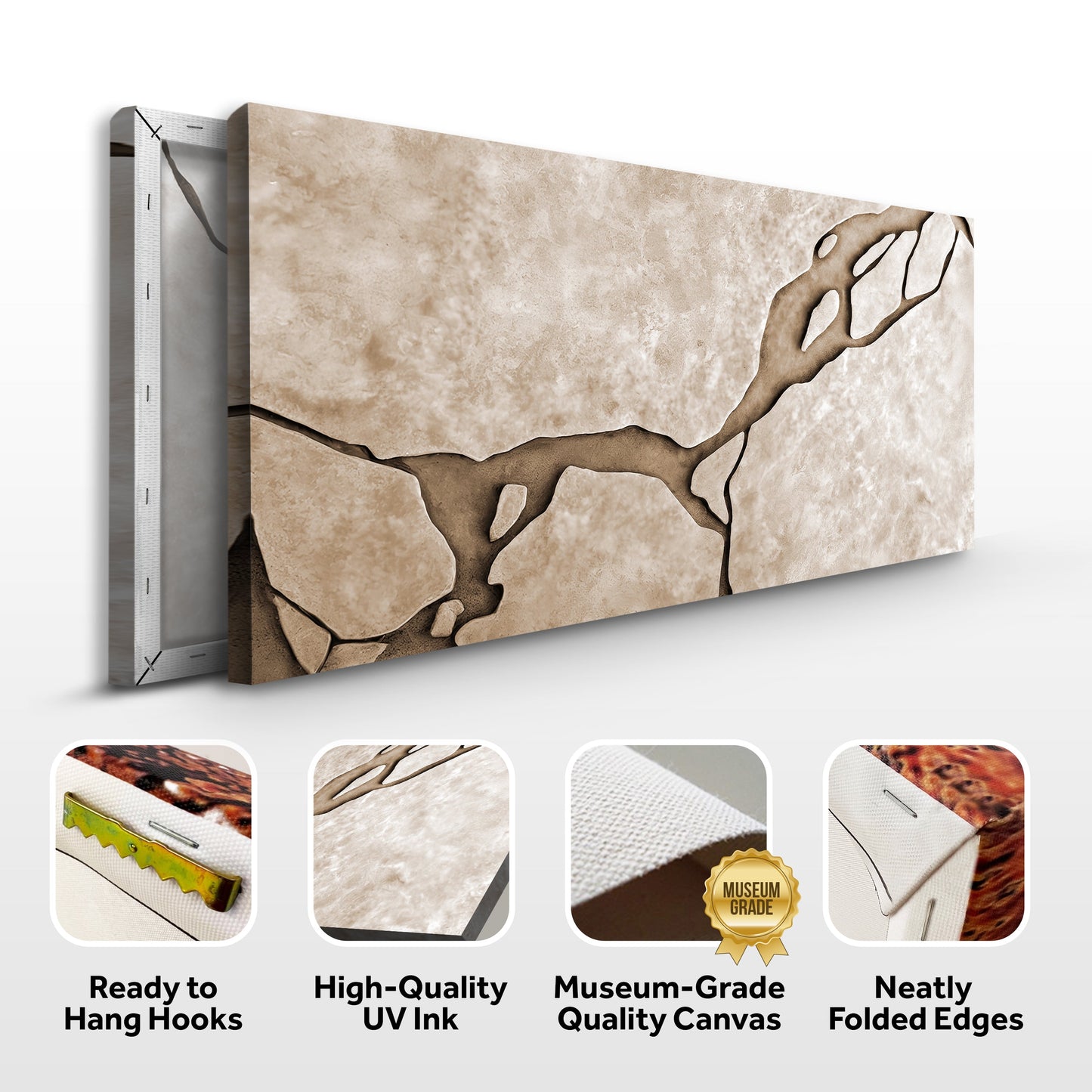 Muddy Abstract Wall Art