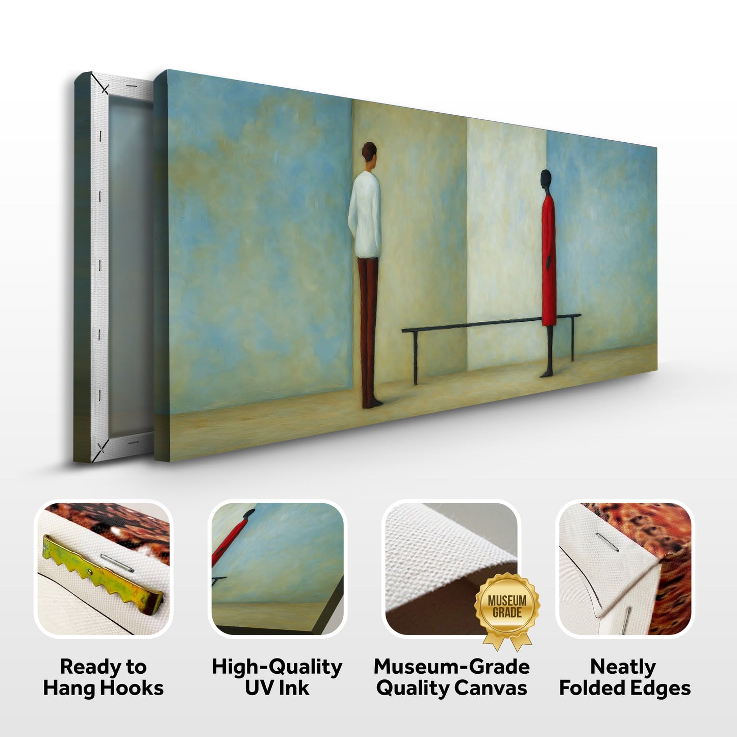 Confrontation Abstract Wall Art