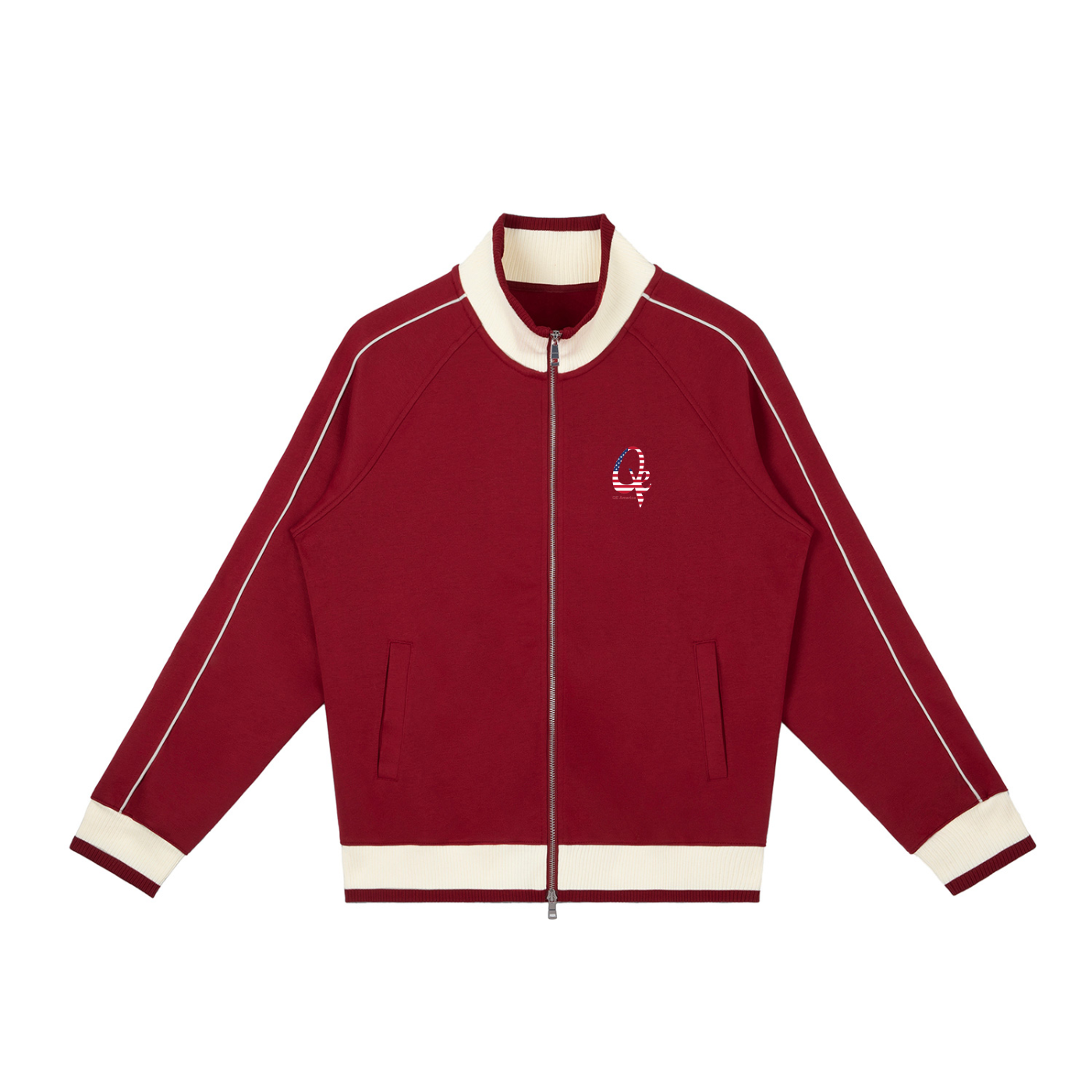 QE America Zip Track Jacket