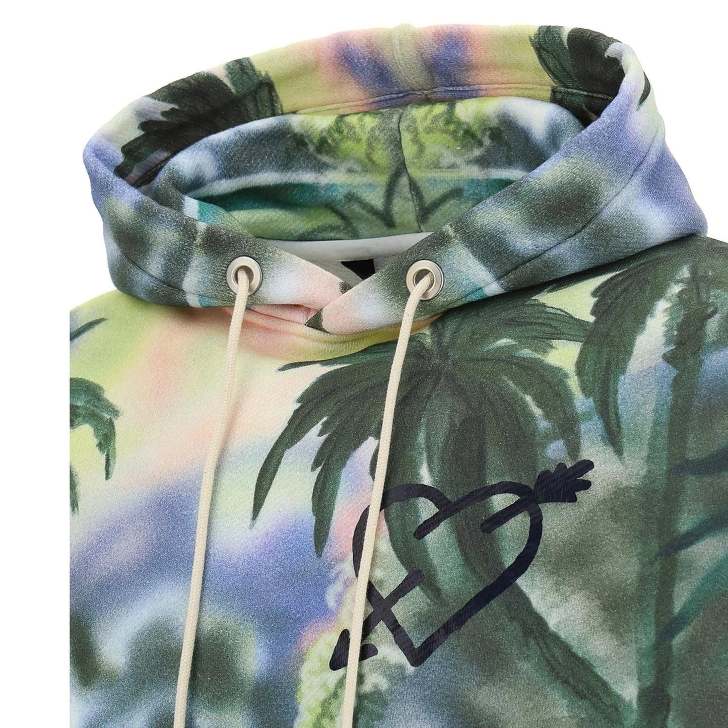 Palm Angels Cotton Hooded Sweatshirt Men
