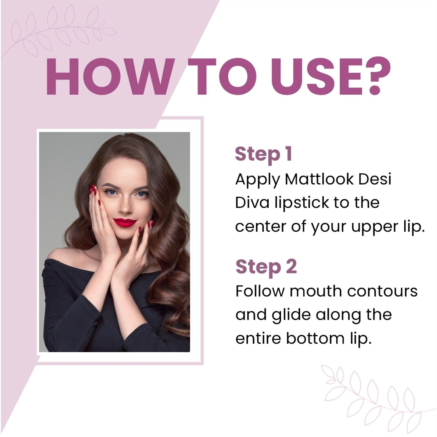 Matt Look Desi Diva HD Matte Lipstick - Bold Magenta-08