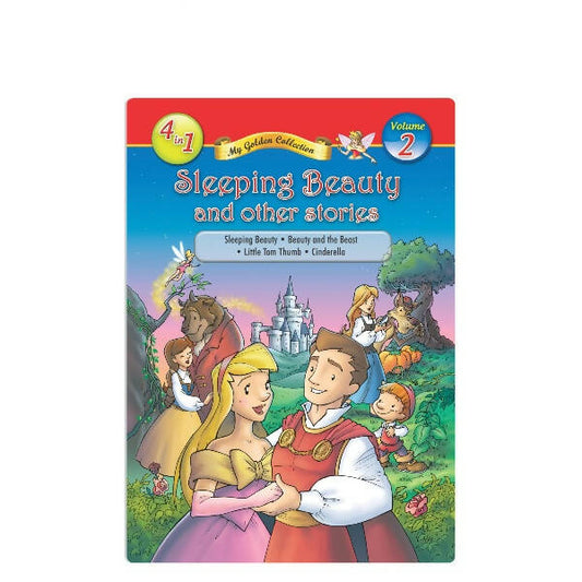 Jolly Kids My Golden Collection Volume 2 Sleeping Beauty and Other 4 in 1 Stories| Bedtime Story Book| Ages 2 - 8 Year