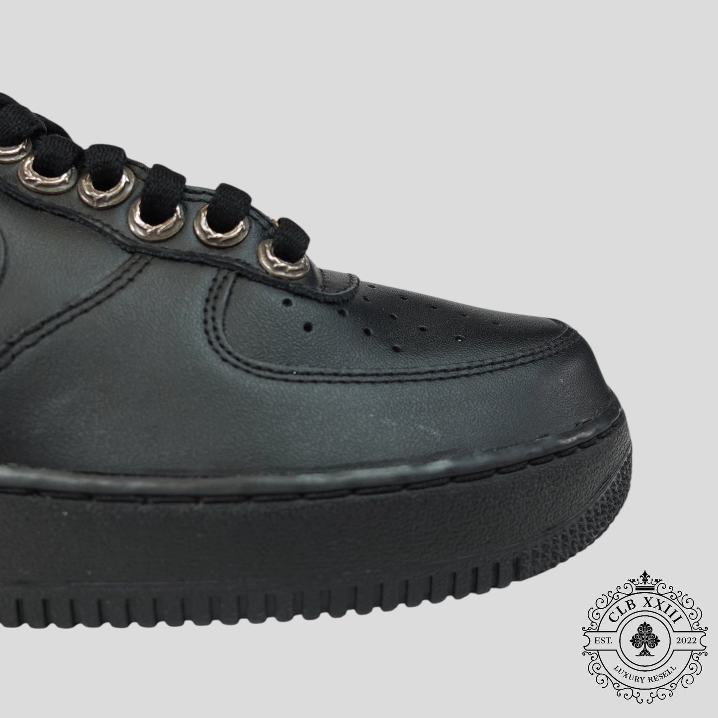 Chrome Hearts Nike Air Force 1 Low in Black