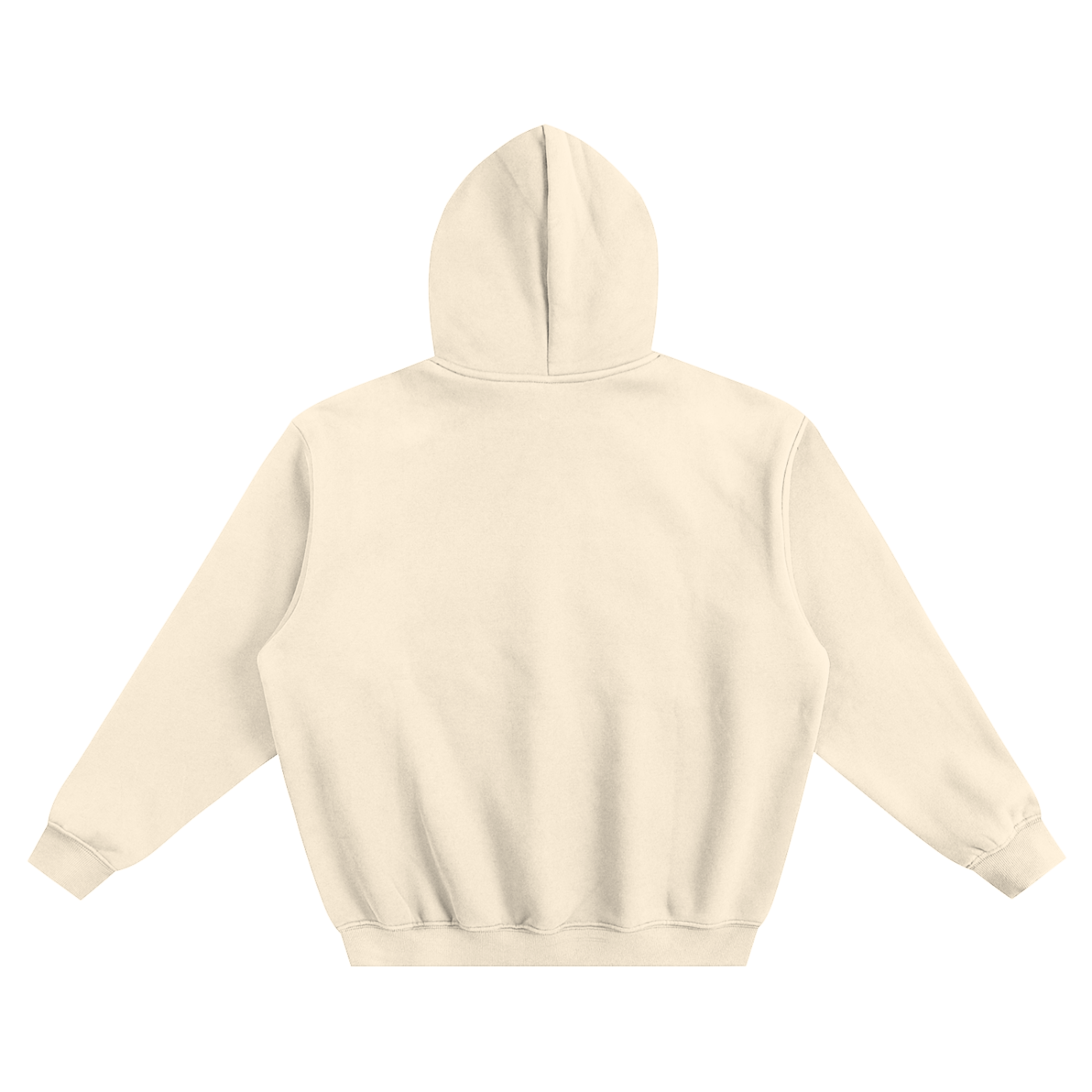 QE Quancheye World Fleeced Boxy Hoodie