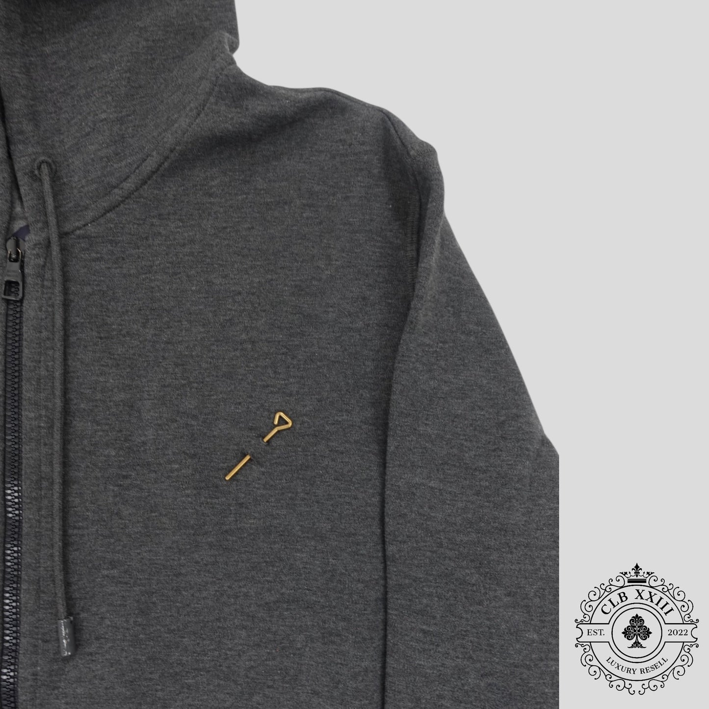 Louis Vuitton Double Face Travel Jersey Hoodie in Grey