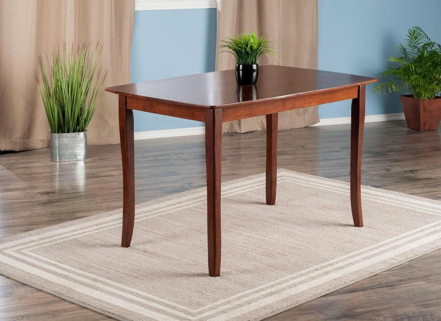 Inglewood Walnut Dining Table 47.24In Long 29.53In Wide