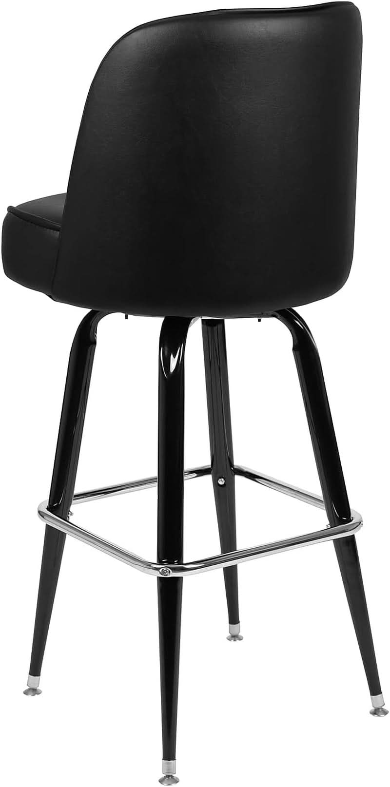 Swivel Bucket Seat Metal Barstools for Stylish Dining