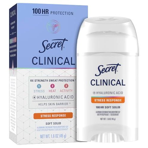 Secret Clinical Strength Invisible Solid Antiperspirant And Deodorant For Women - Stress Response - 1.6oz