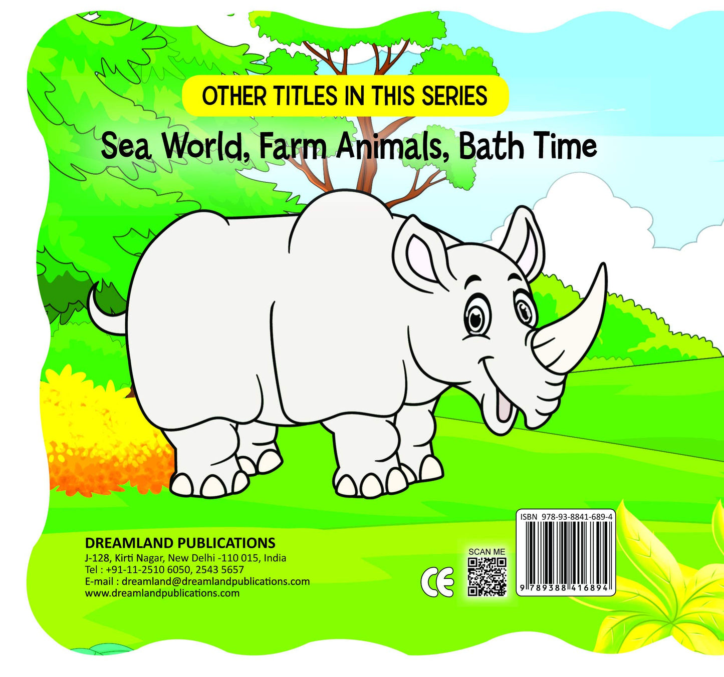 Dreamland Magic Bath Book - Zoo Animals