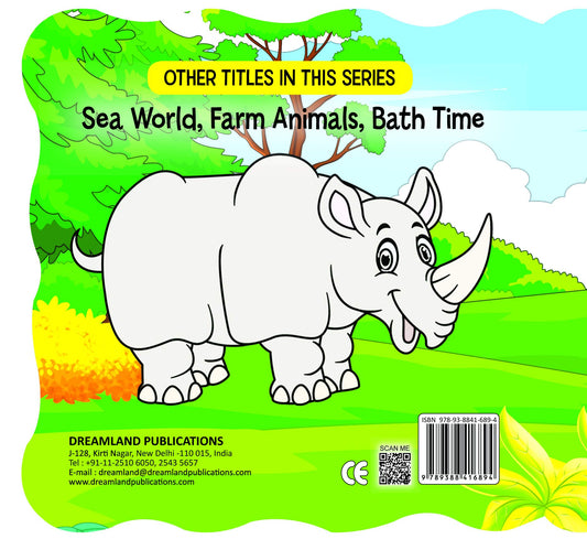Dreamland Magic Bath Book - Zoo Animals