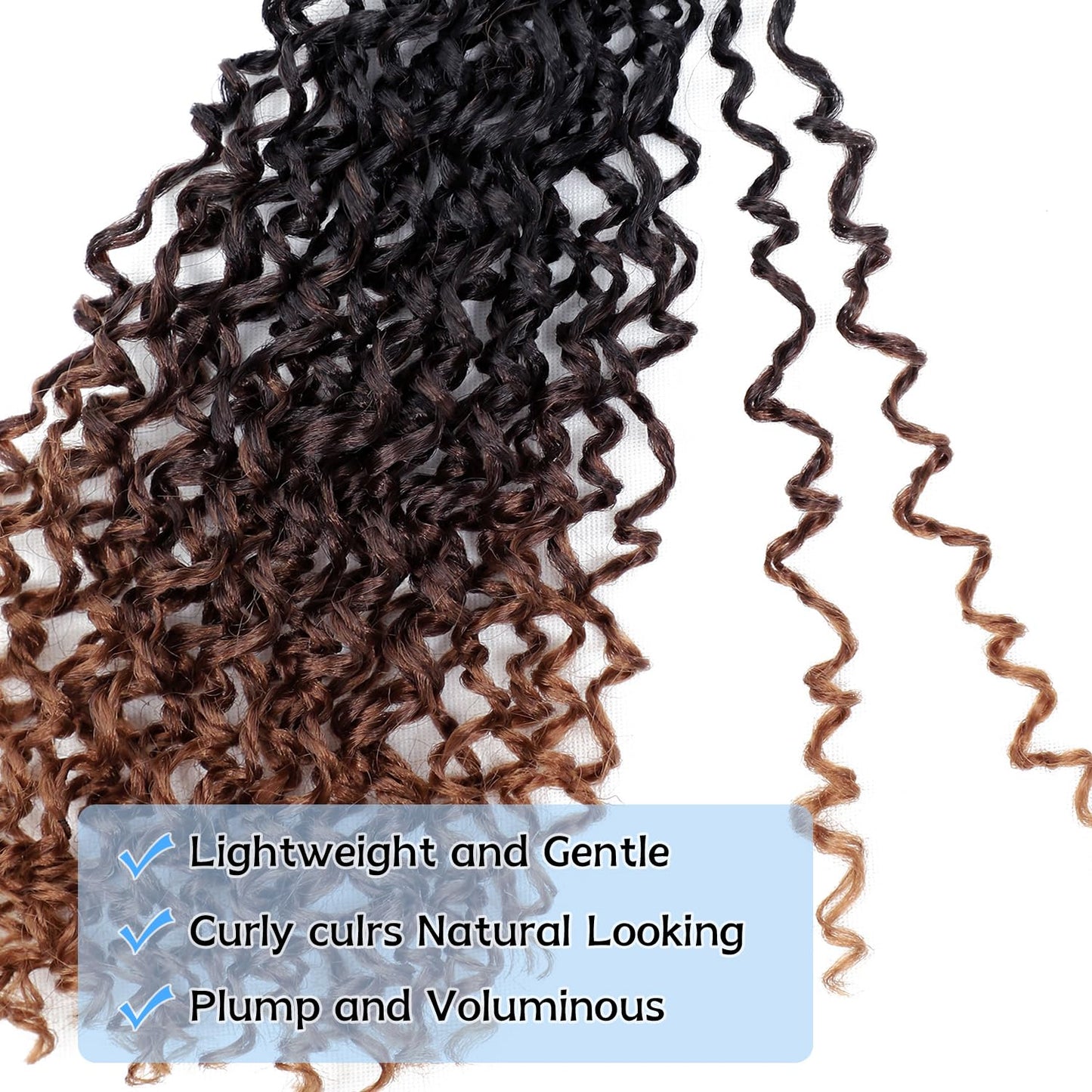 Dorsanee Spring Yanky Twist Hair 8 Inch Synthetic Mini Twist 7 Packs T1B/4/30