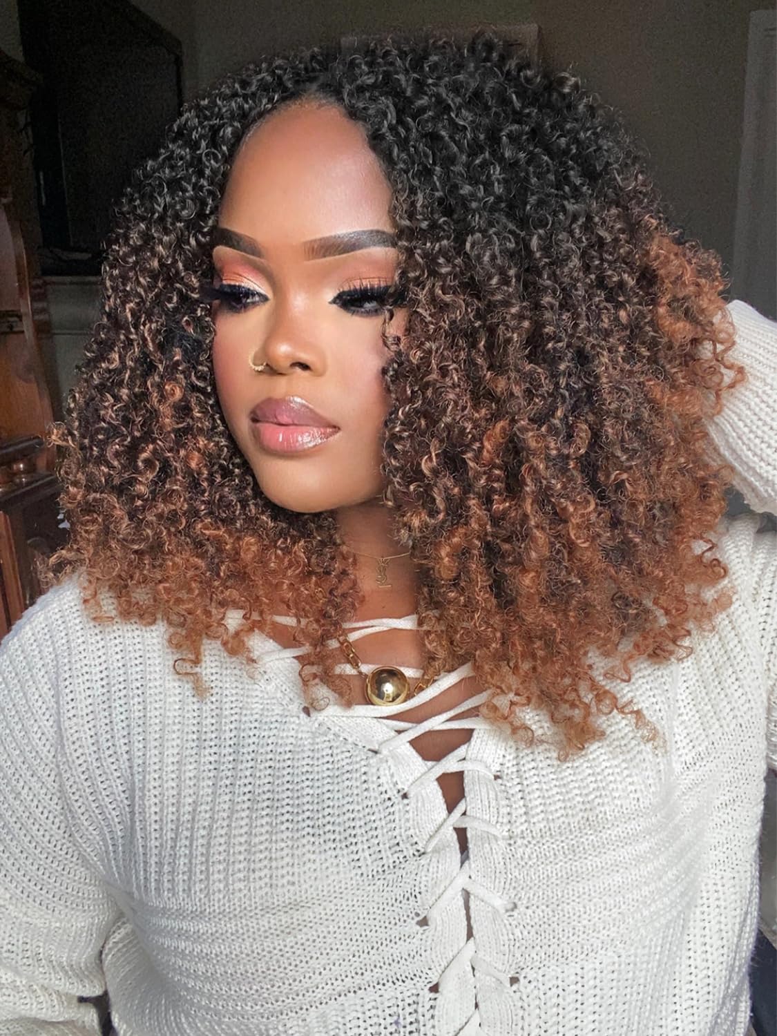 Dorsanee Spring Yanky Twist Hair 8 Inch Synthetic Mini Twist 7 Packs T1B/4/30