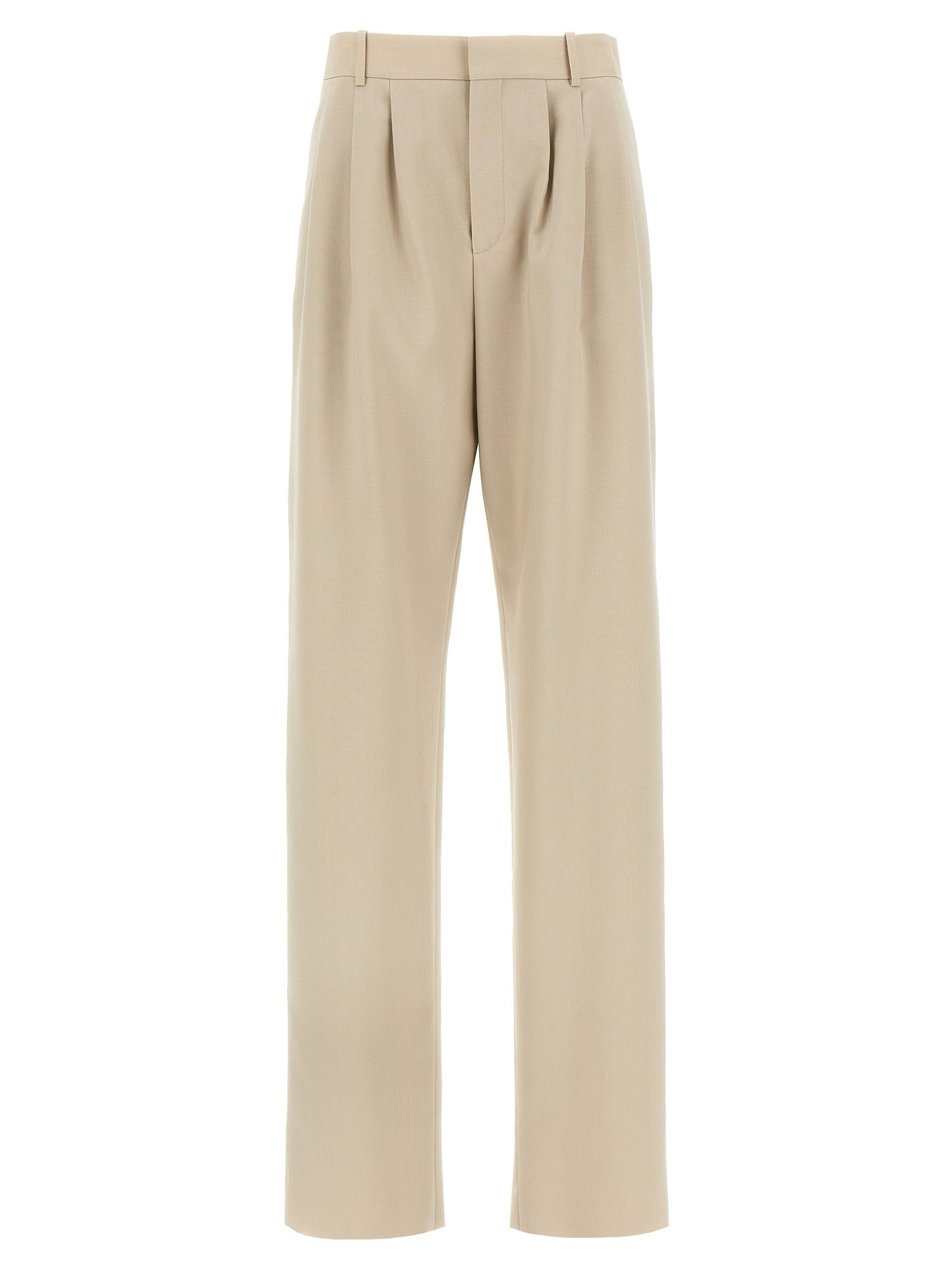 Saint Laurent Women Pleat Pants