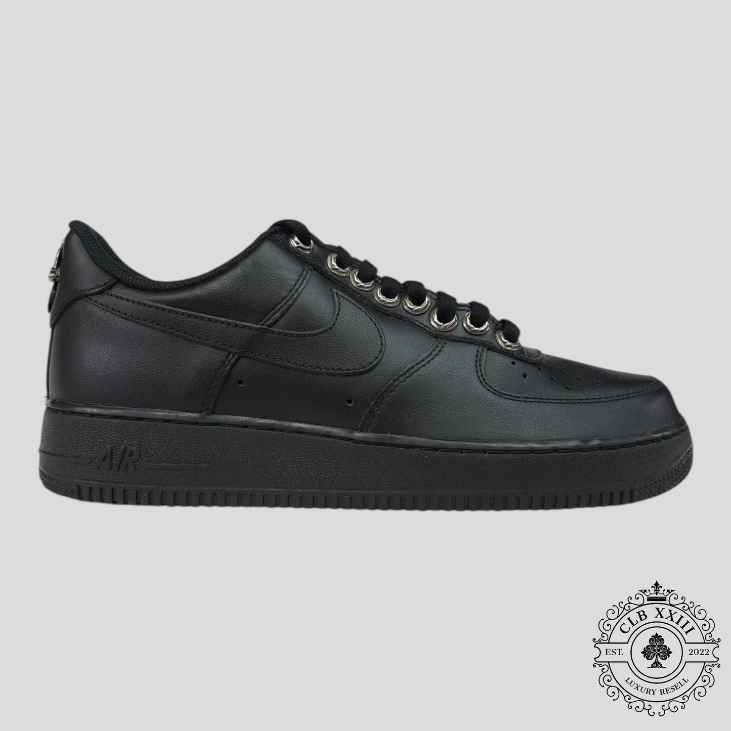 Chrome Hearts Nike Air Force 1 Low in Black