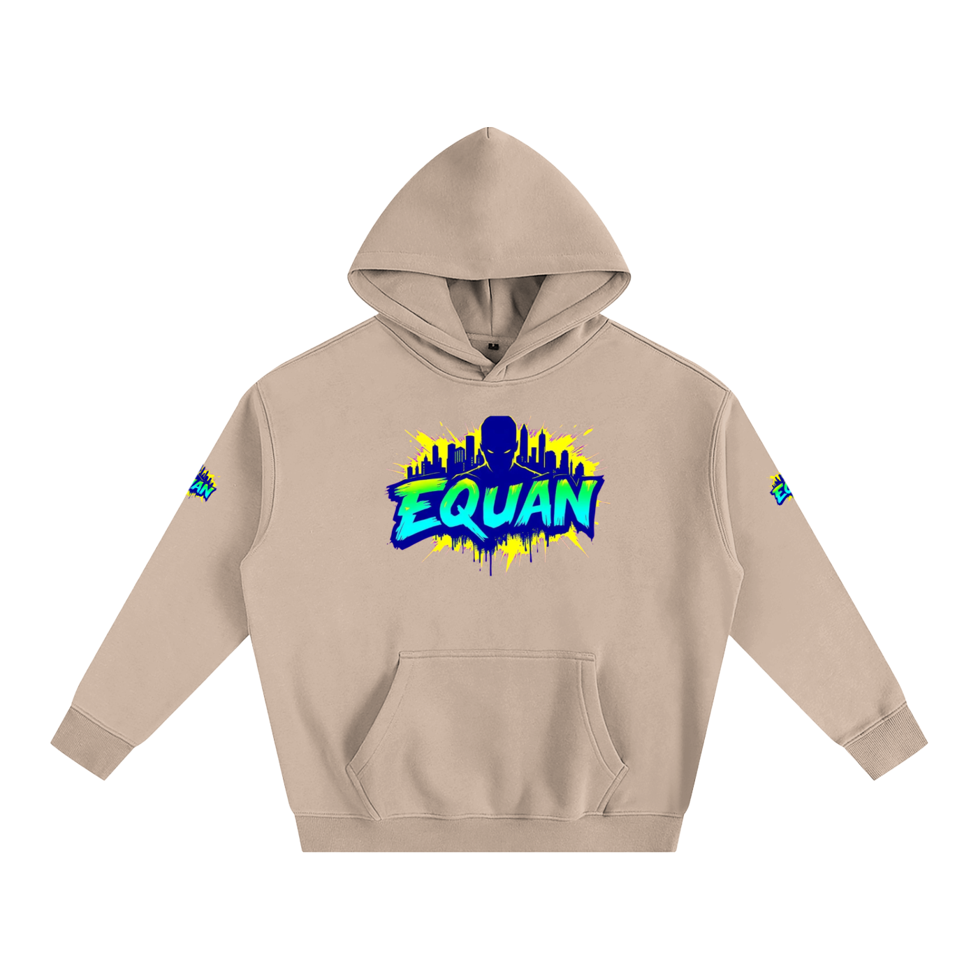 QE Oversize Fleeced Hoodie