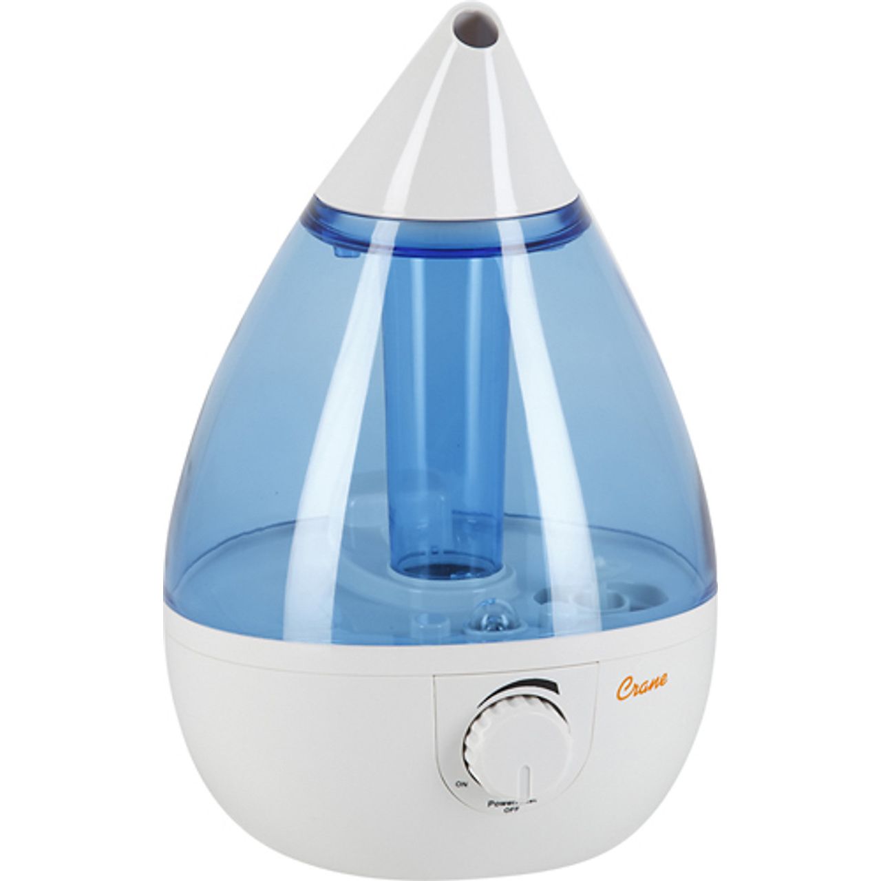 Crane Drop Ultrasonic Cool Mist Humidifier – Blue/White (1 Gallon)