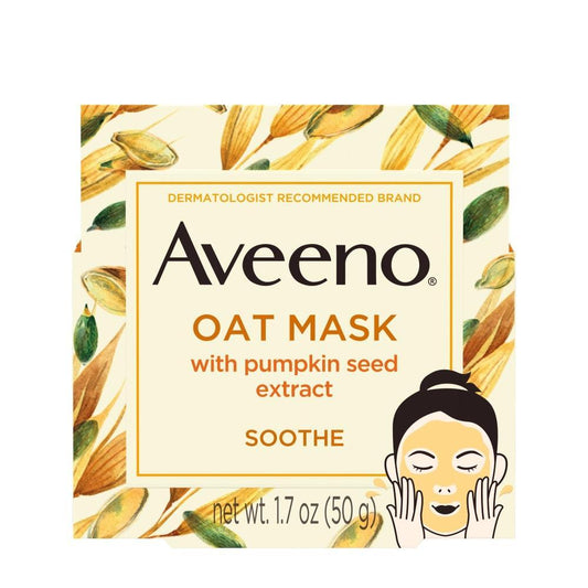 Aveeno Soothe Oat Mask With Pumpkin Seed Extract