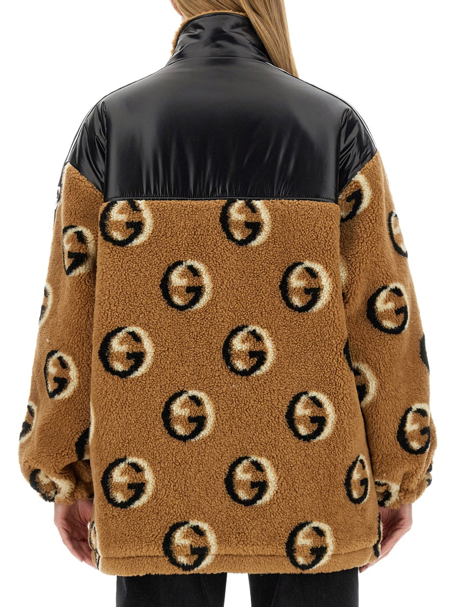 Gucci Women Jacquard Zipper Jacket