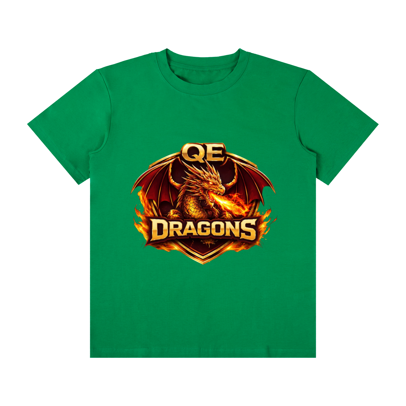 QE Dragons Unisex Classic Crew Neck Cotton T-Shirt