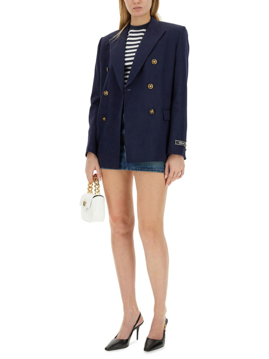 Versace Women Double-Breasted Blazer