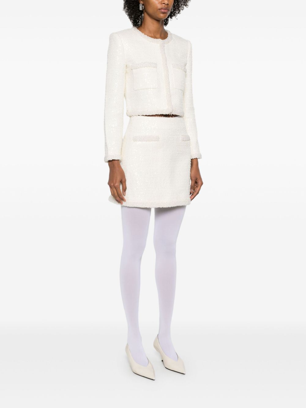 Self-Portrait Women Miniskirt With Decoration