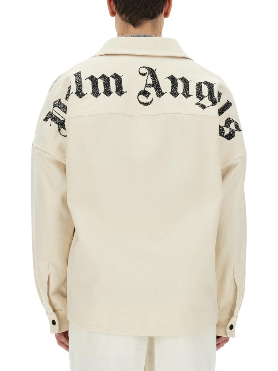Palm Angels Men Overshirt Check