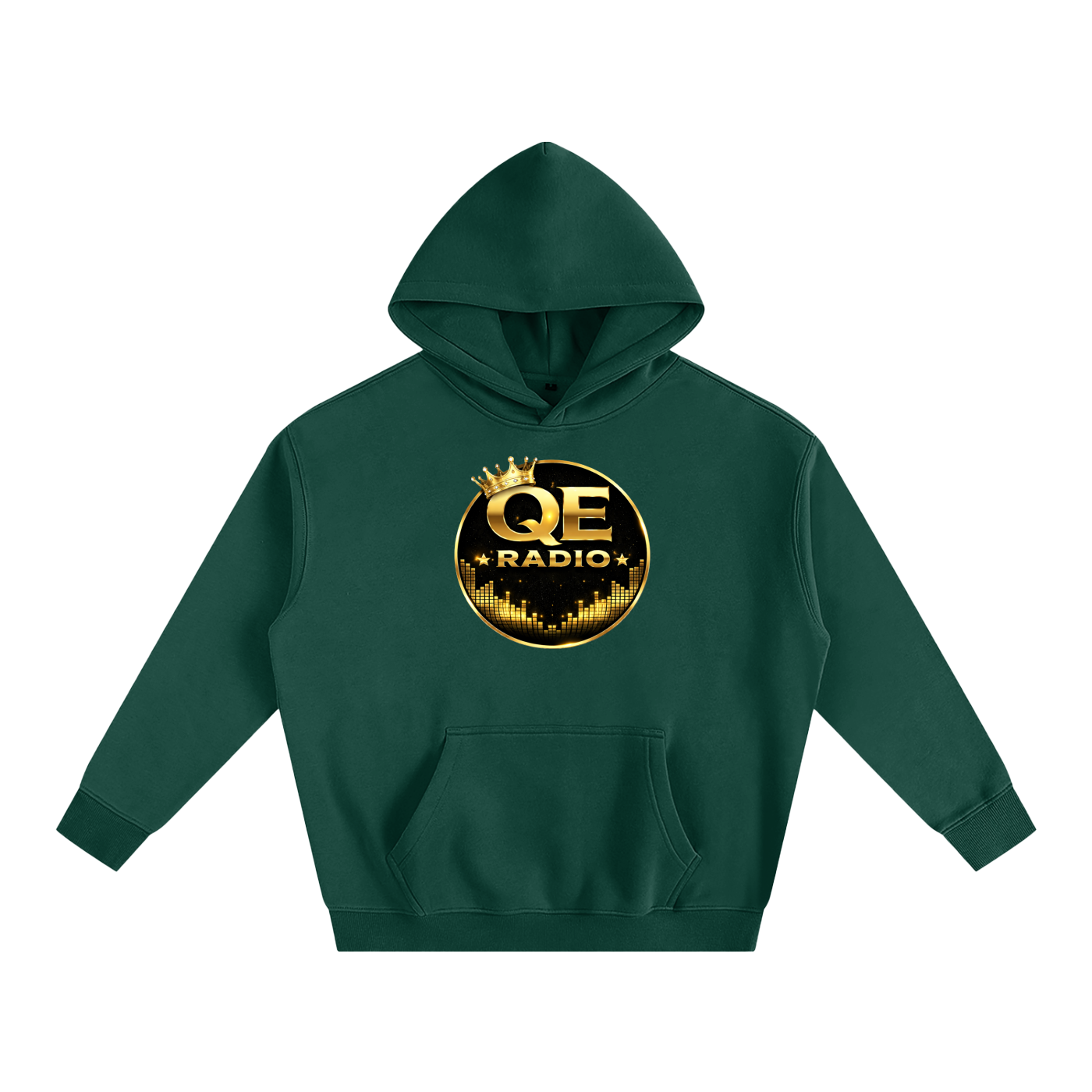 QE Radio Oversize Fleeced Hoodie