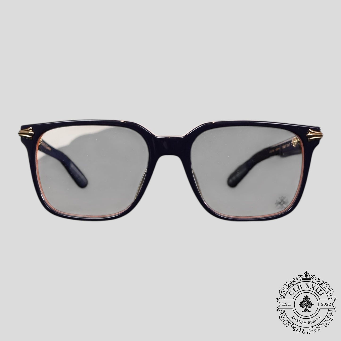 Chrome Hearts Thirst Trap Glasses in Navy/Multicolor