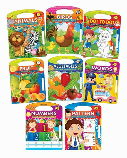 Dreamland Write & Wipe Books- (8 Titles)