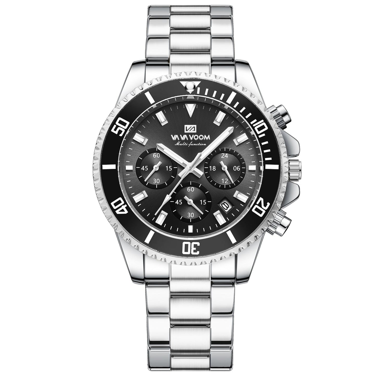 TREND New Men's Elegant Watch Waterproof And Scratch Resistant Stylish Stainless Steel Durable Wrist Watch