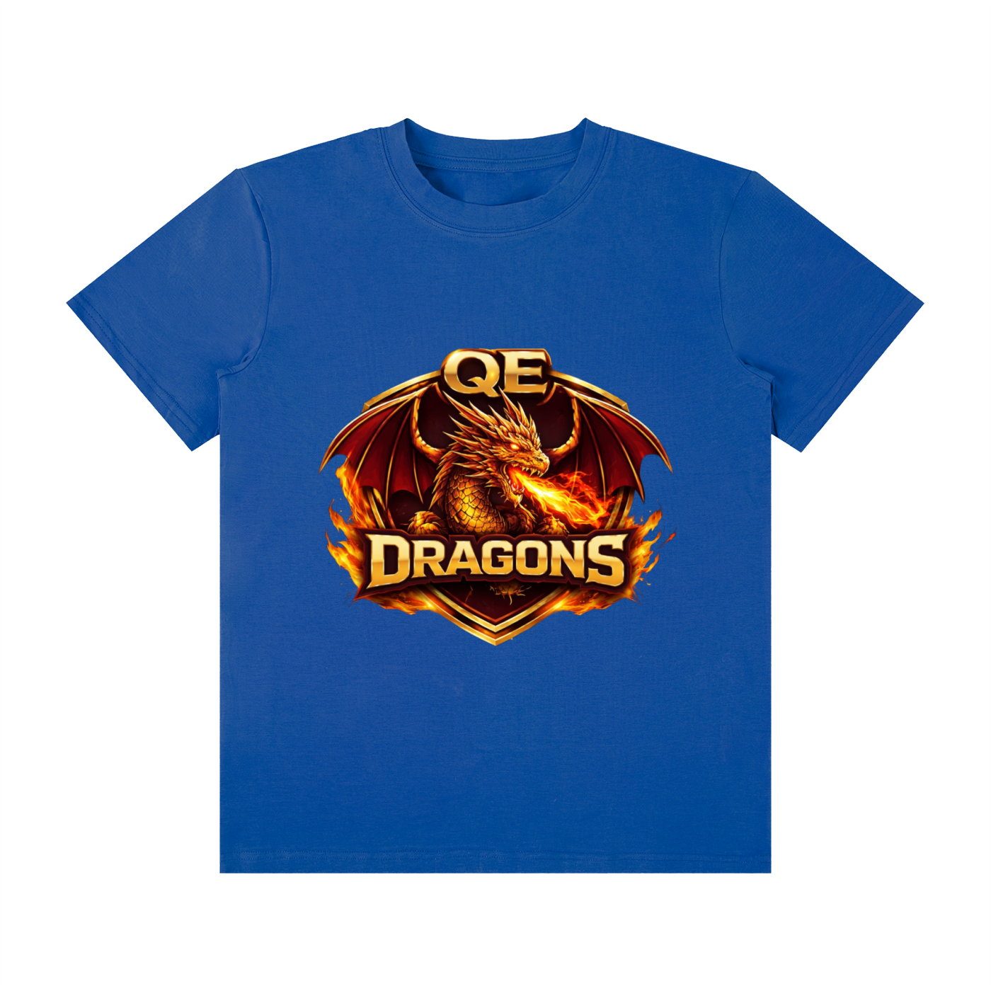 QE Dragons Unisex Classic Crew Neck Cotton T-Shirt