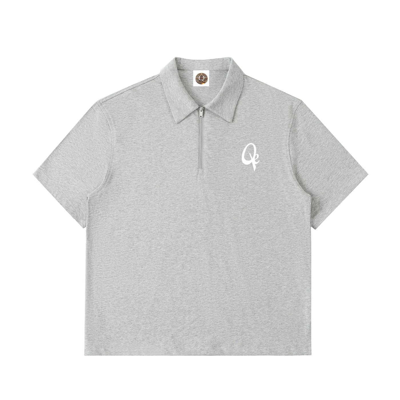 QE Half-Zip Cotton Polo Shirt