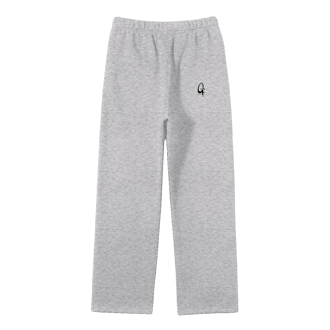 QE Unisex Solid Color Fleece Straight Leg Pants