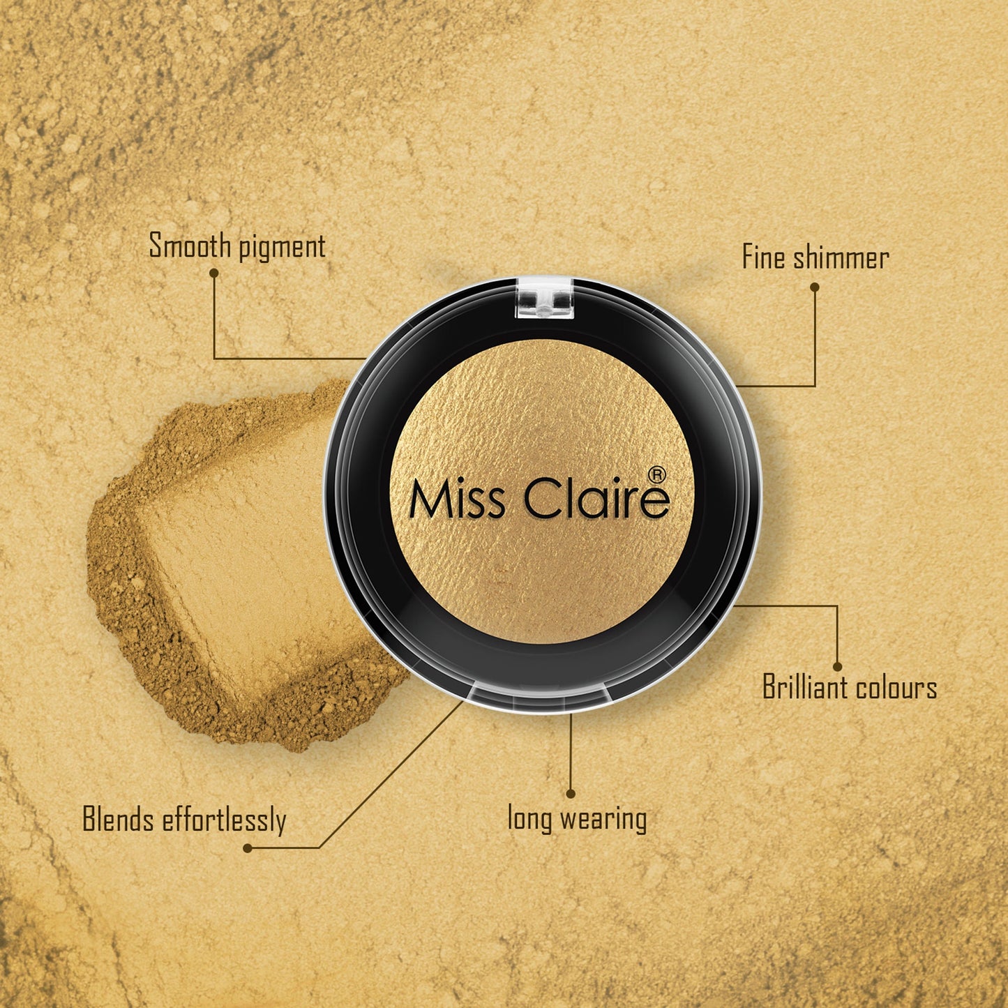 Miss Claire Baked Eyeshadow - 19