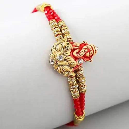 Ganesha Sacred Rakhi & Almonds Jar