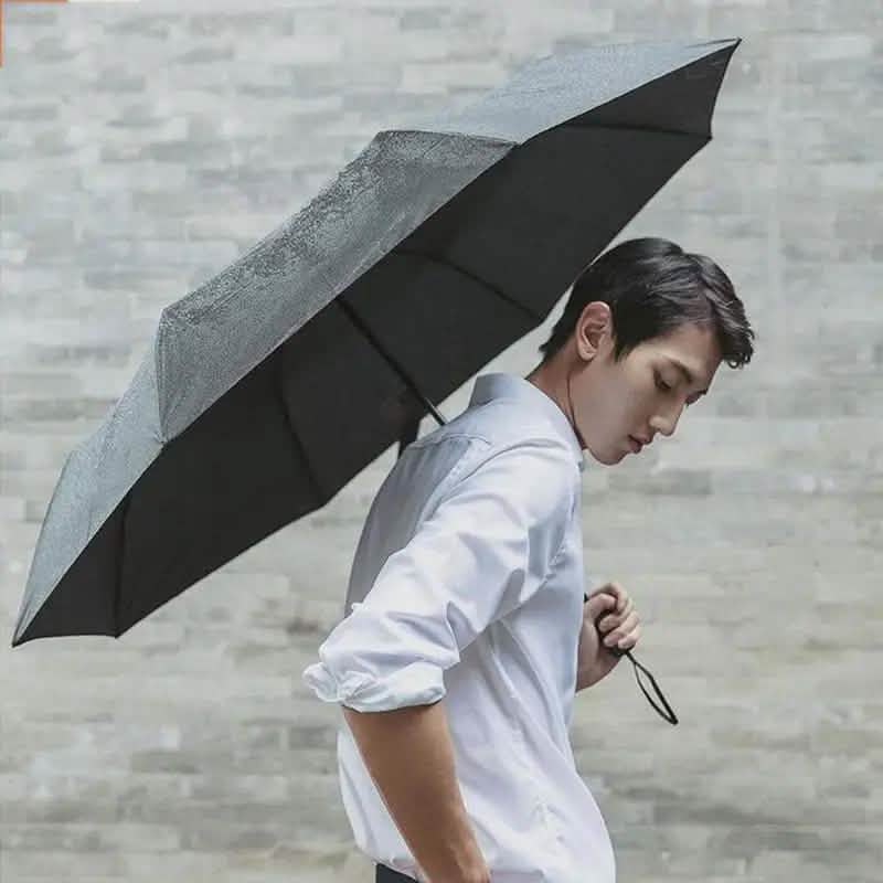 90 Fun Portable UPF40+ Waterproof Three Folding Umbrella
