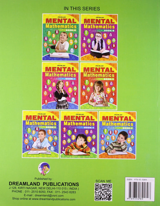 Dreamland Mental Mathematics Book - 1