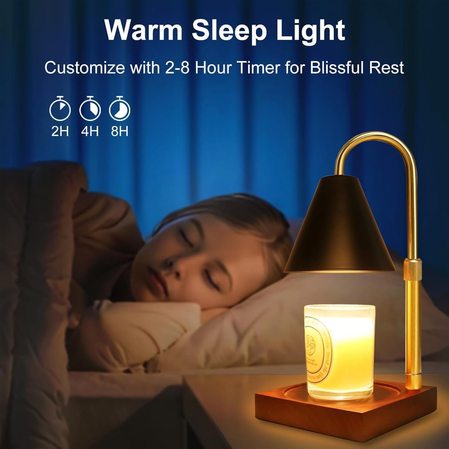 Electric Candle Warmer Lamp With Programmable Timer
