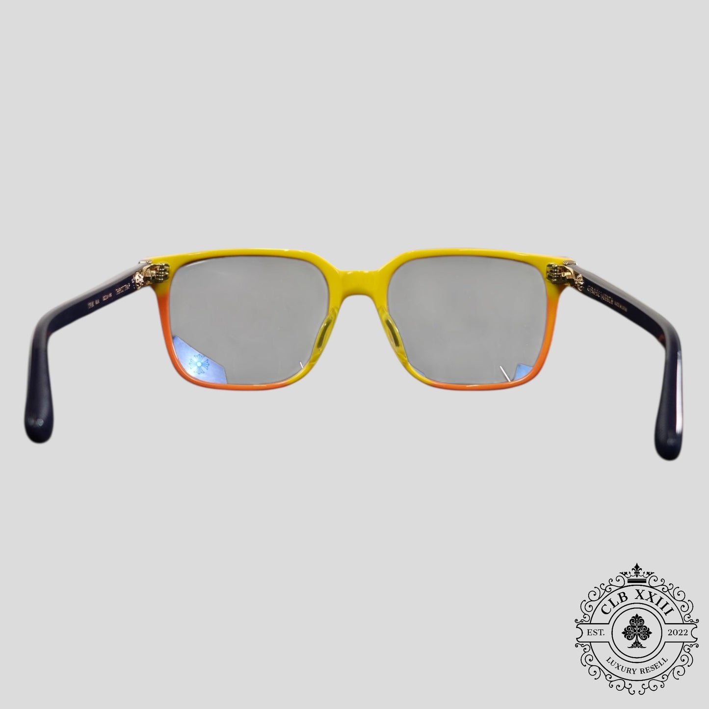 Chrome Hearts Thirst Trap Glasses in Navy/Multicolor