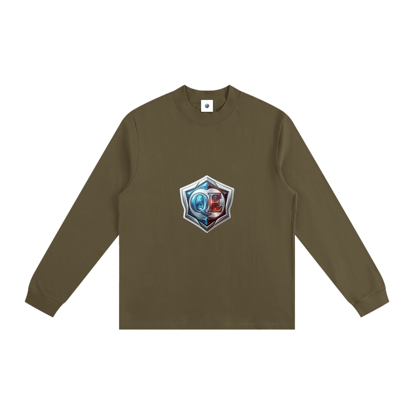 QE Shield Essential Non-Shrink Mock Neck Sweatshirt