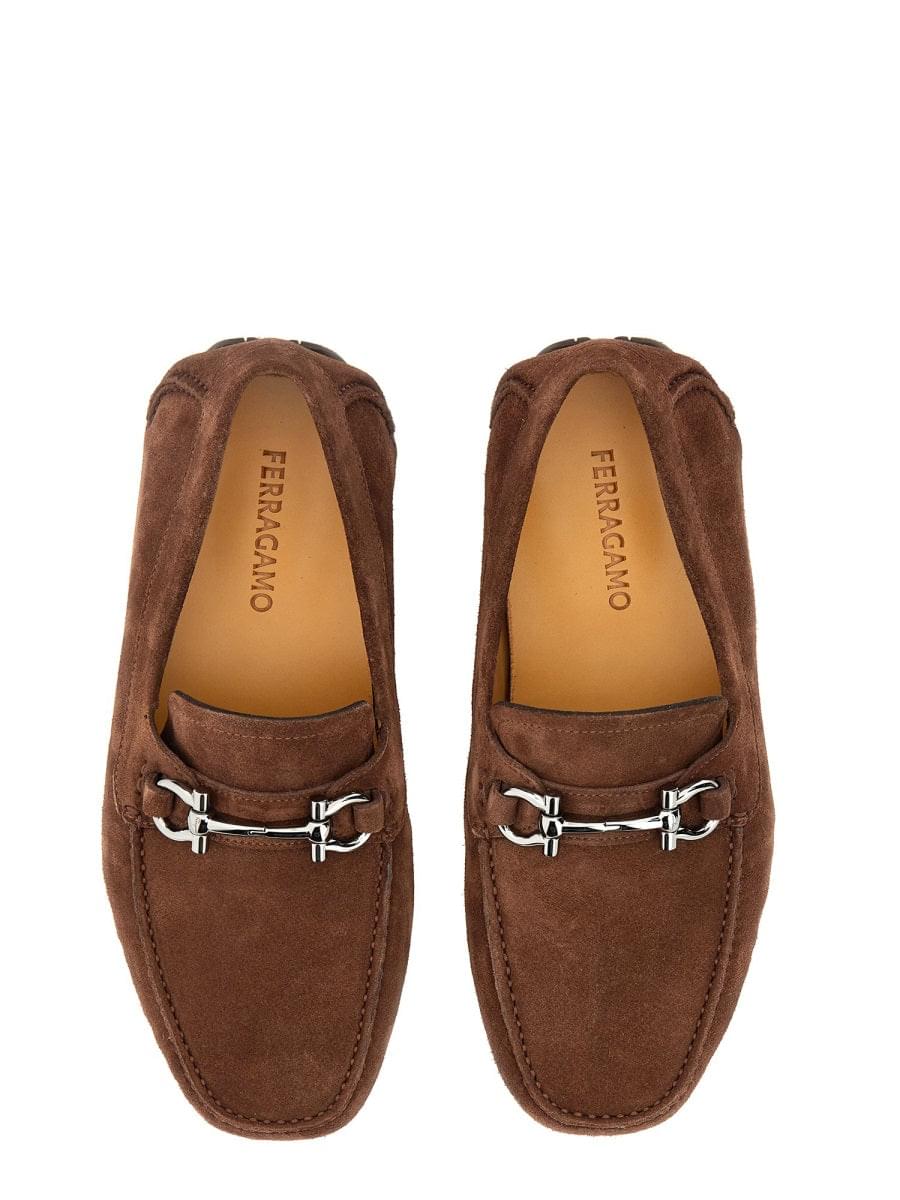 Ferragamo Men Moccasin Ornament Gancini