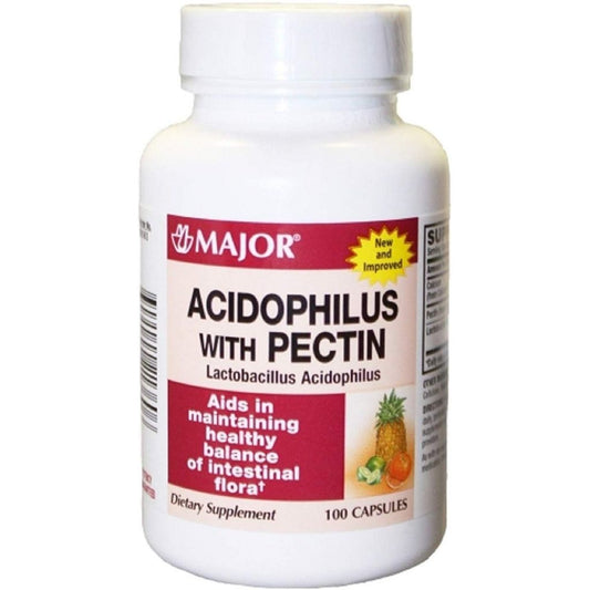 Major Acidophilus With Pectin Dietary Supplement