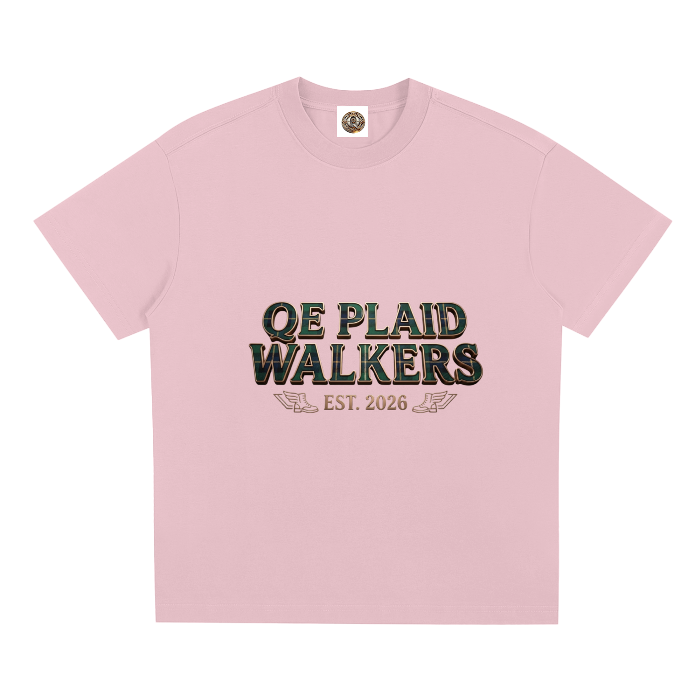 QE Plaid Walkers Quick-Dry Cooling T-Shirt