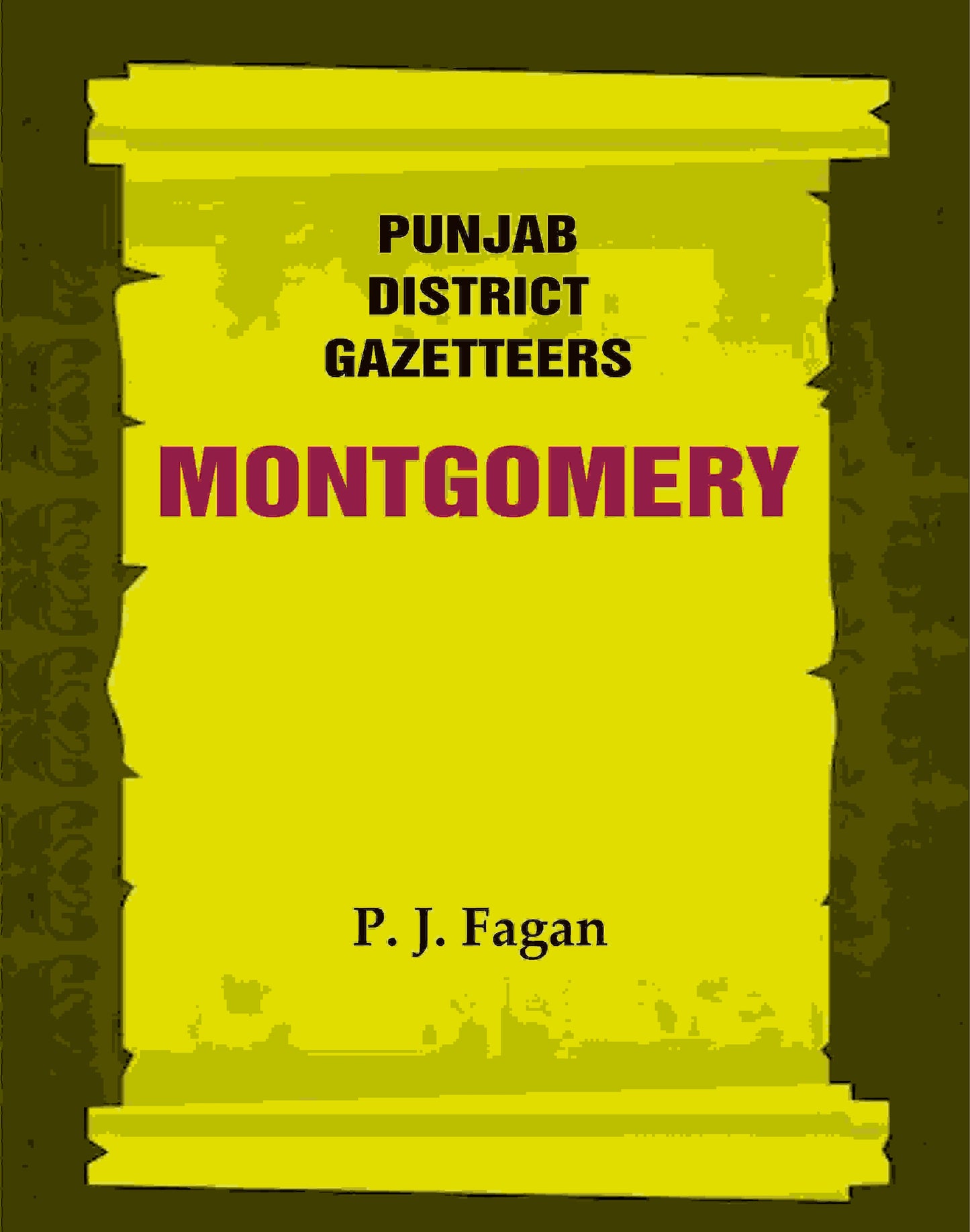 Punjab District Gazetteers: Montgomery 24th - Gyan Books