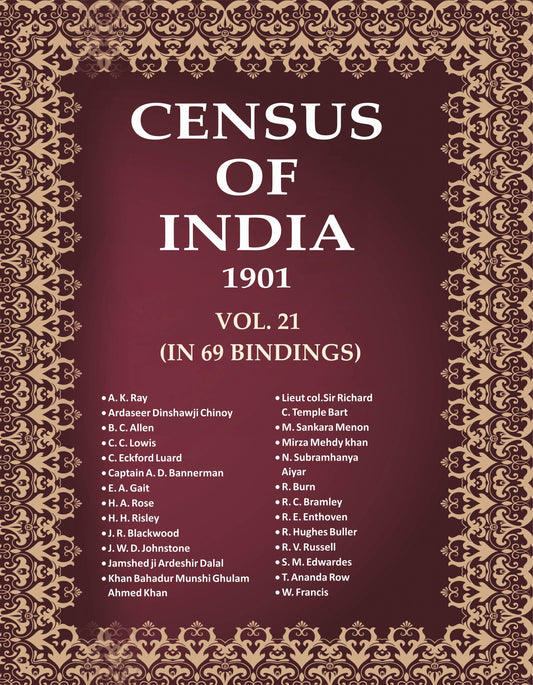 Census of India 1901 21 Vols. In 65 Bindings - Gyan Books