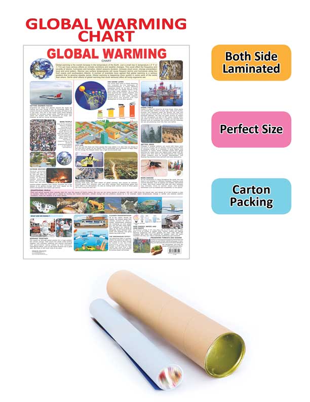 Dreamland Publications Educational Chart for Kids - Global Warming