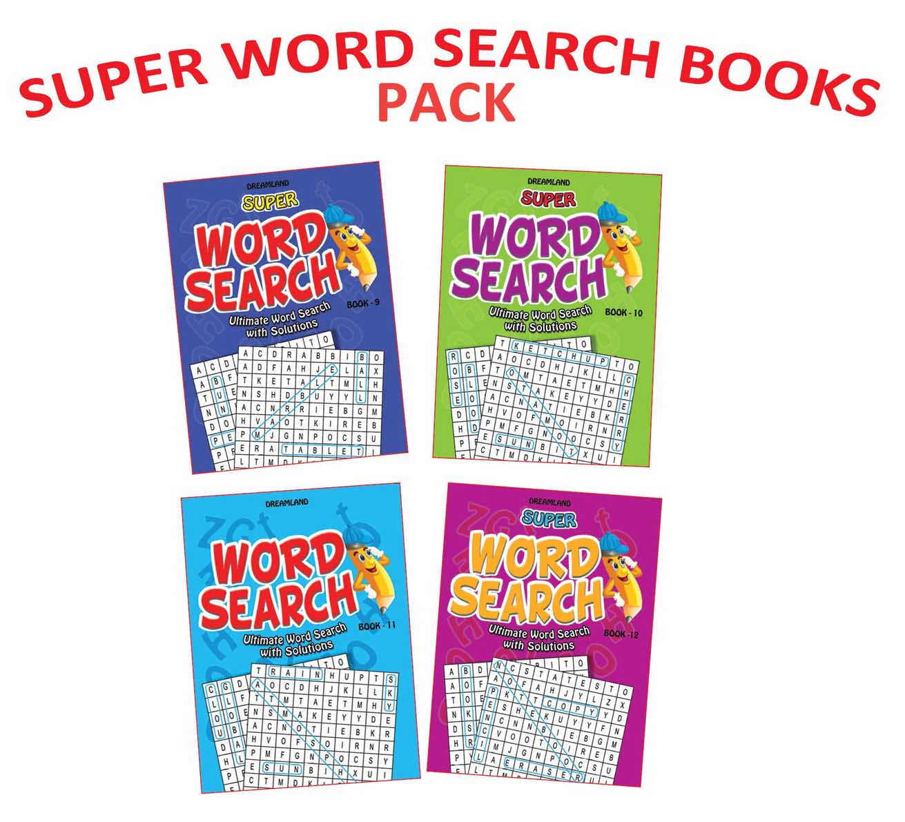 Dreamland Super Word Search Pack 2 - (4 titles)