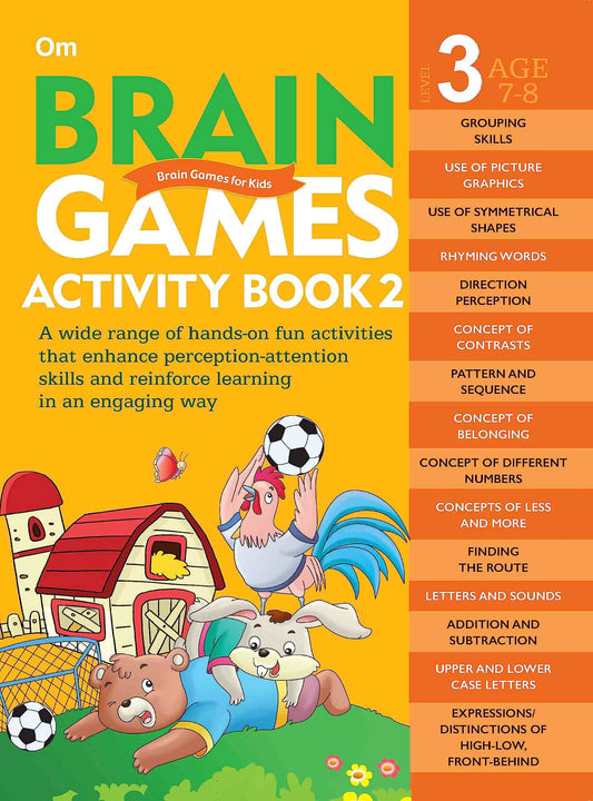 Brain Games Activity Books- 2 Level - 3 - Om Books