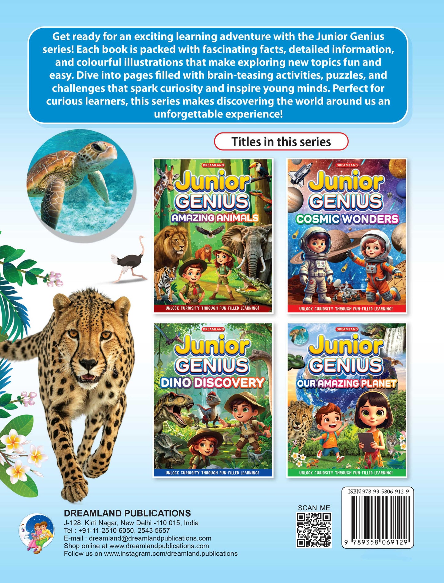 Dreamland Publications Junior Genius: Our Amazing Planets – A Fun-Filled Learning Book for Kids Age 7+ | Discover Earth, Mars, Jupiter & More with Facts, Activities, and Quizzes